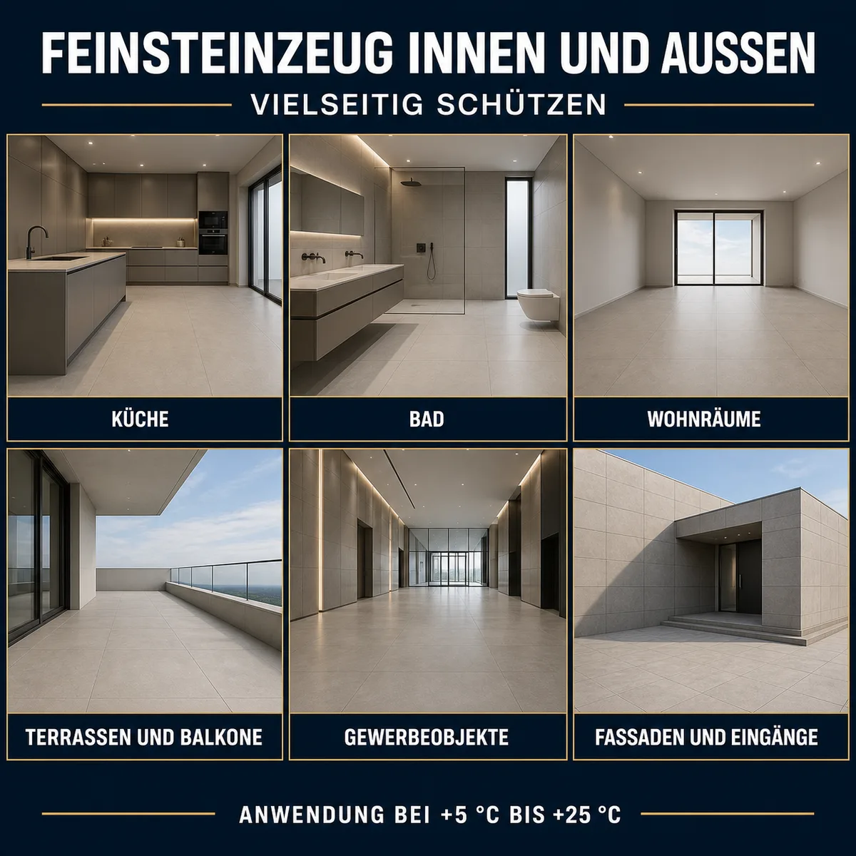 HYDROPROX Schutzschicht für Feinsteinzeug