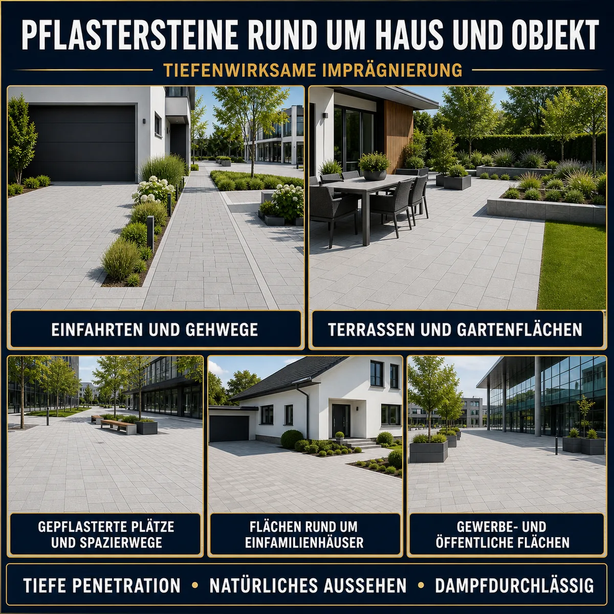 HYDROPROX Pflasterstein-Imprägnierung