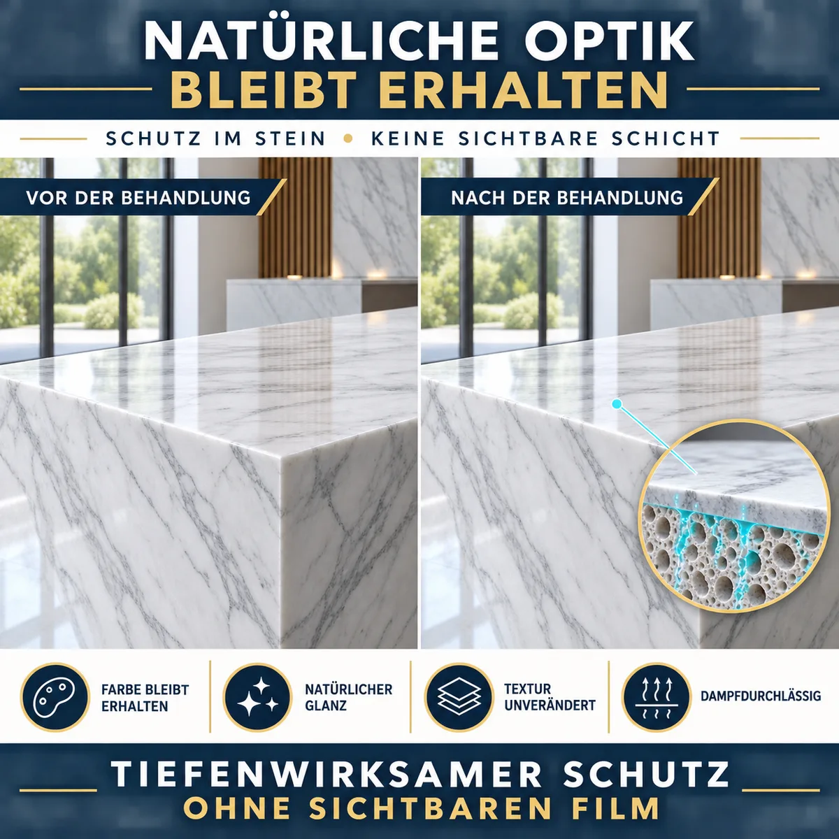 HYDROPROX Schutzschicht Marmor
