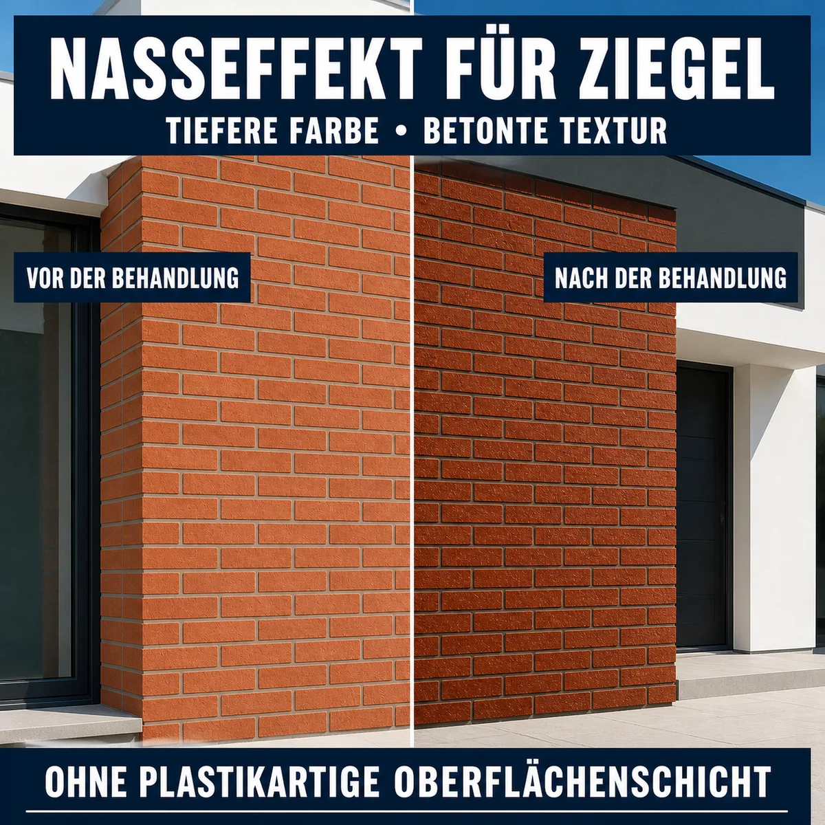 HYDROPROX Schutzschicht mit Nasseffekt für Ziegel