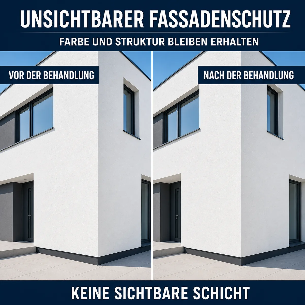 HYDROPROX Schutzschicht mit Nasseffekt für Fassadenputz