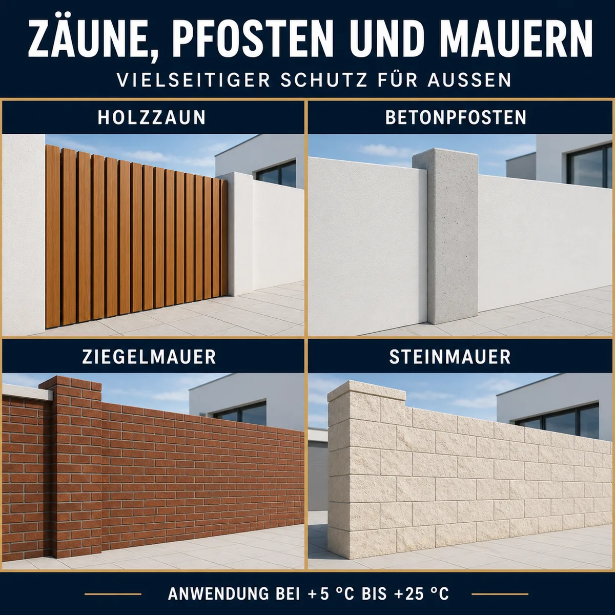 HYDROPROX Schutzschicht Zaun
