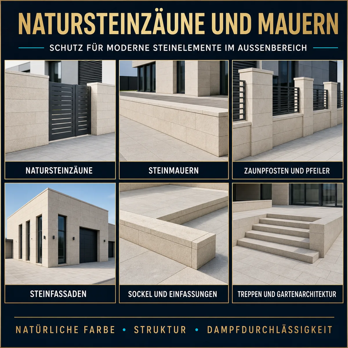 HYDROPROX Schutzschicht Natursteinzäune