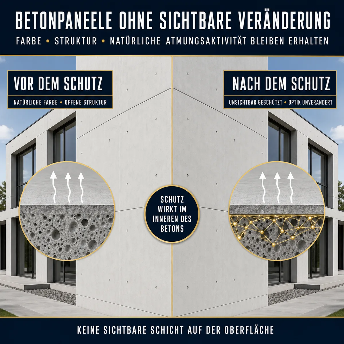 HYDROPROX Schutzschicht Betonpaneele