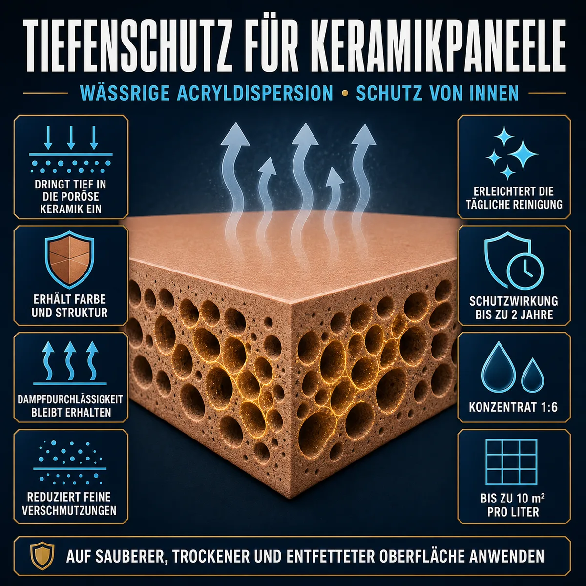 HYDROPROX Schutzschicht Keramikpaneele