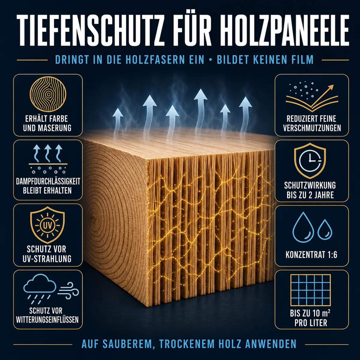 HYDROPROX Schutzschicht Holzpaneele