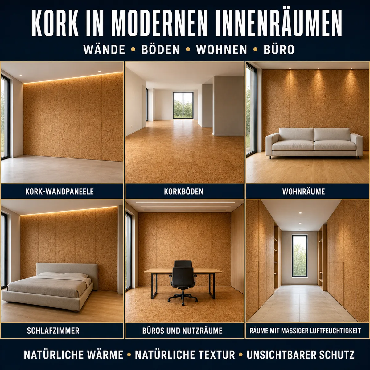 HYDROPROX Schutzschicht Korkpaneele