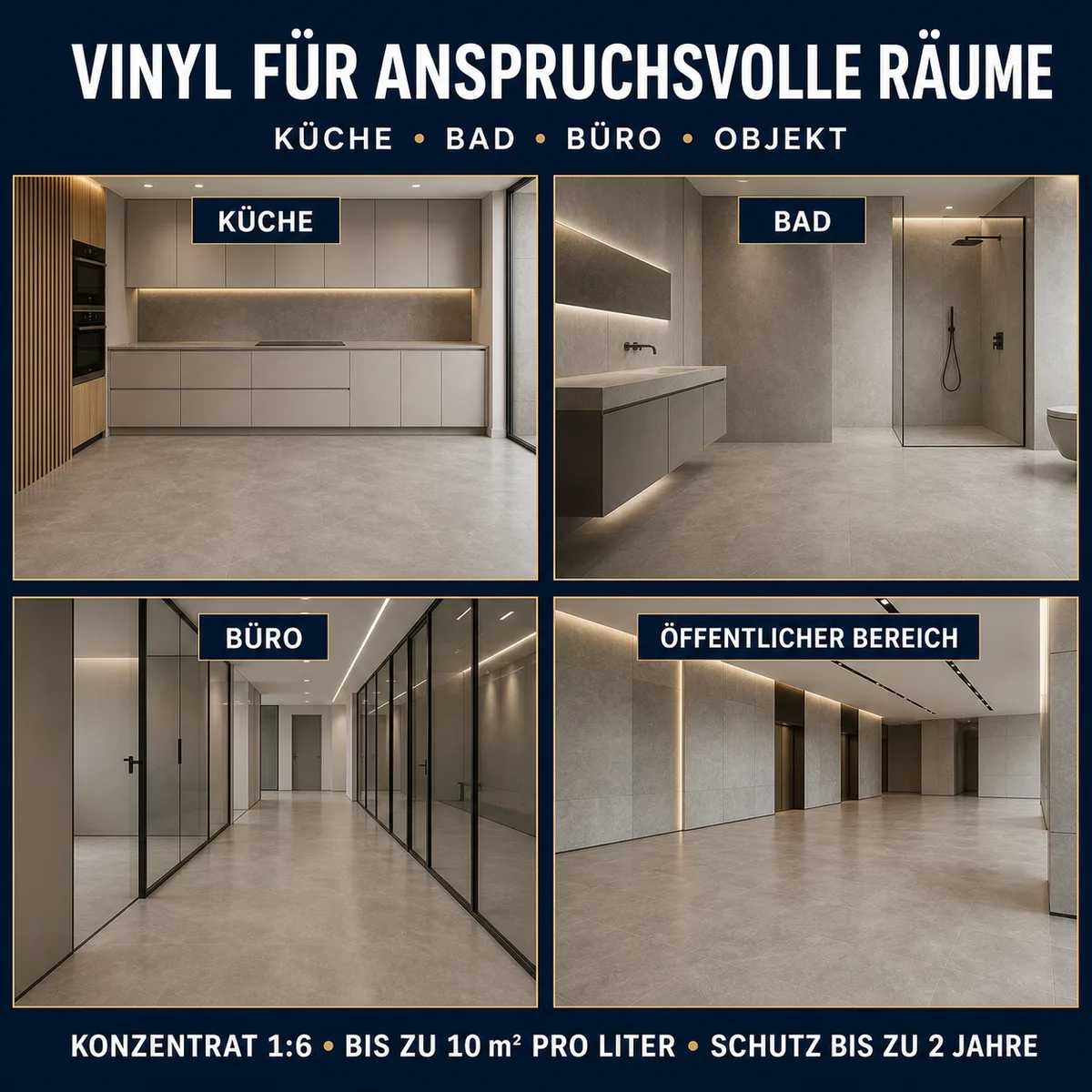 HYDROPROX Schutzschicht Vinyl-Paneele