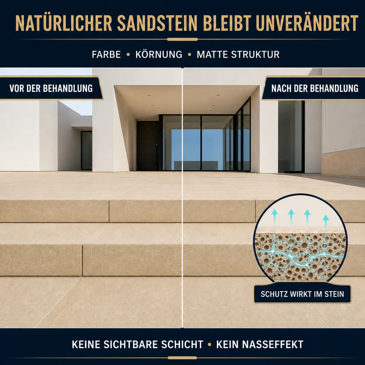 HYDROPROX Schutzschicht Sandstein