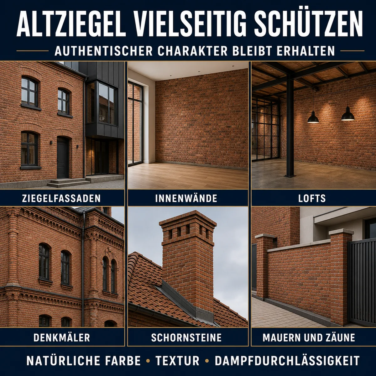 HYDROPROX Schutzschicht alter Ziegel