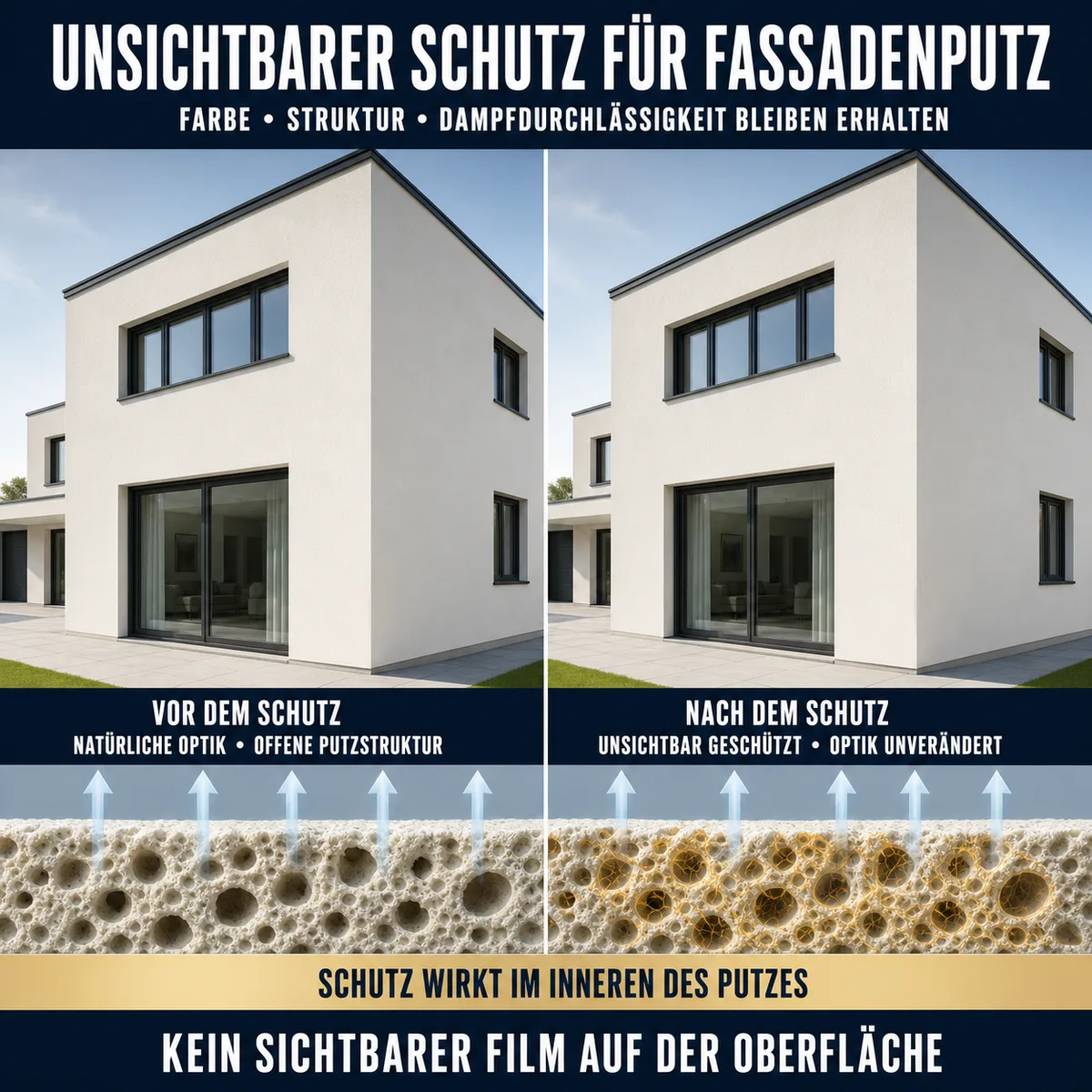 HYDROPROX Schutzschicht Fassadenputz