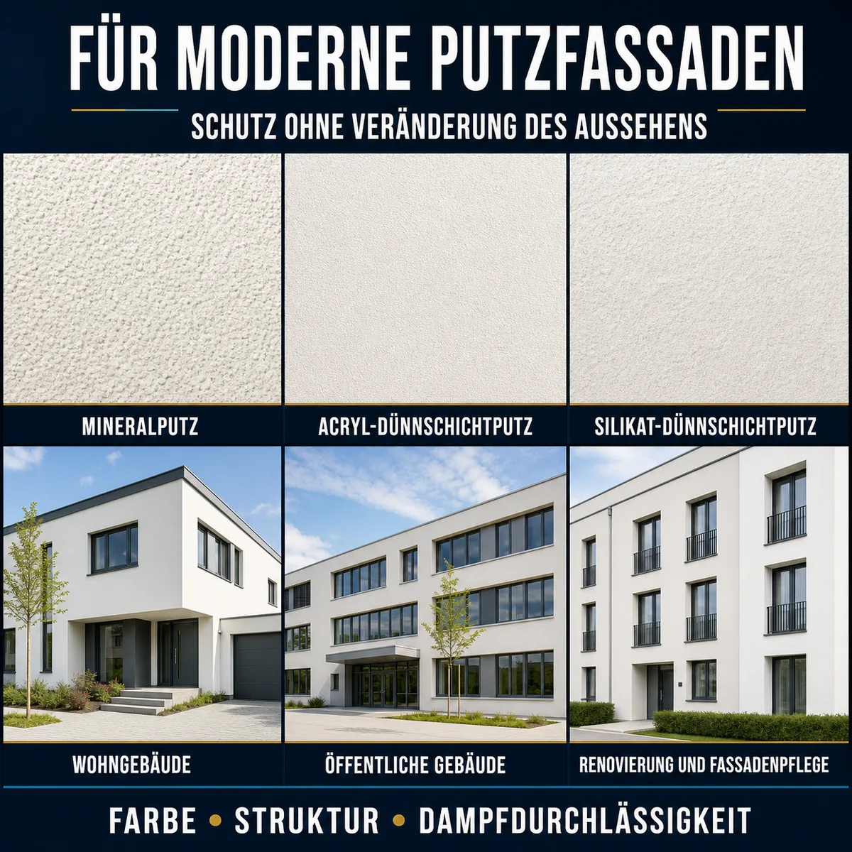 HYDROPROX Schutzschicht Fassadenputz