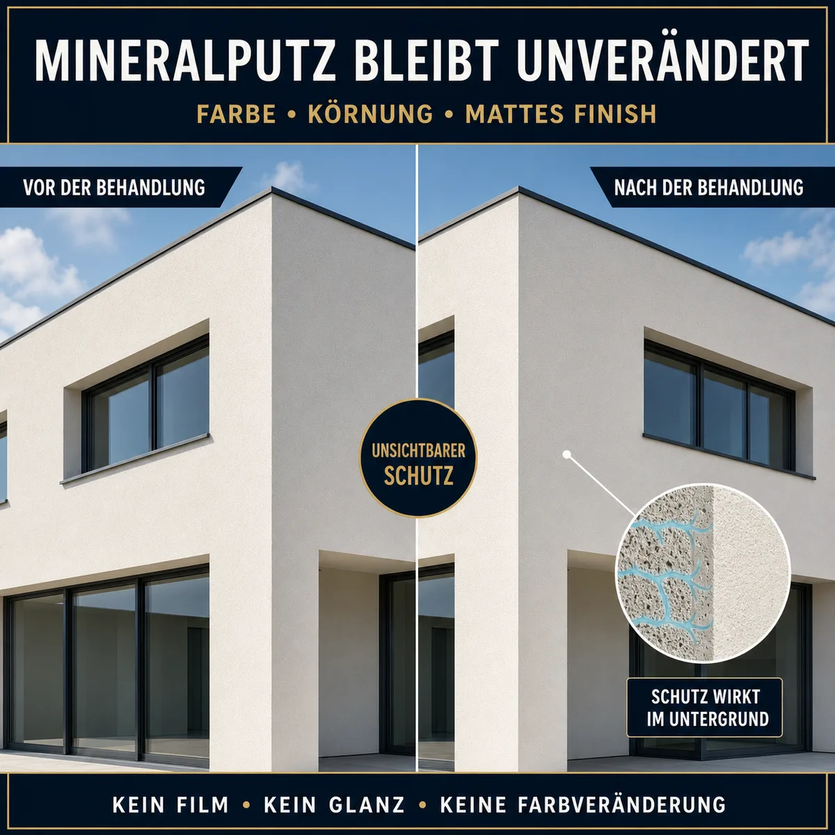 HYDROPROX Schutzschicht Mineralischer Fassadenputz