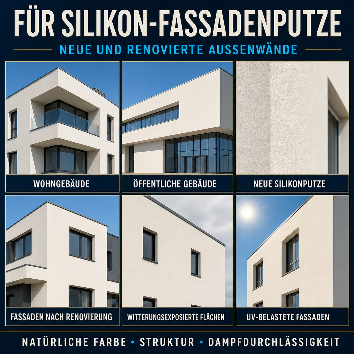 HYDROPROX Schutzschicht Silikon-Fassadenputz