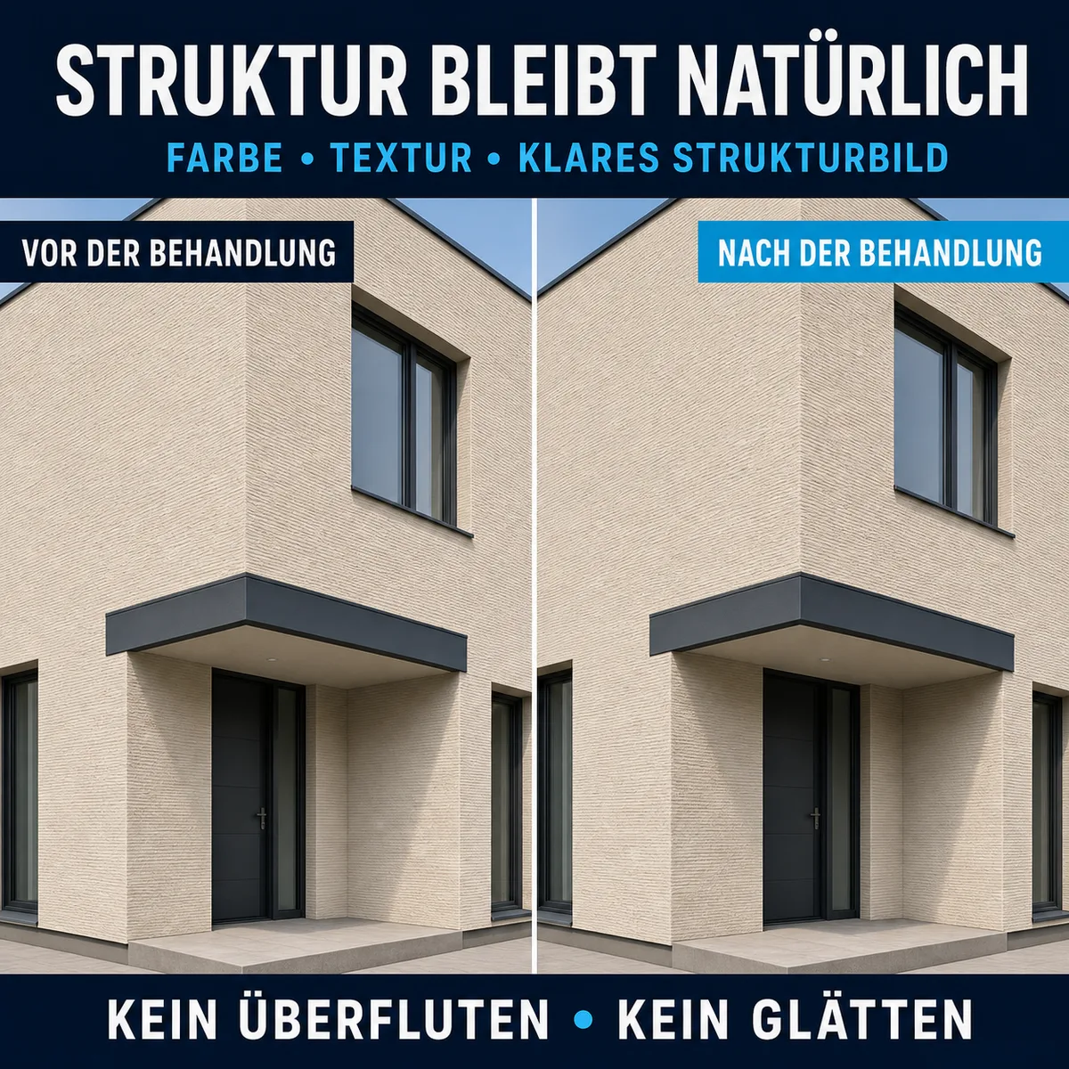 HYDROPROX Schutzschicht strukturierter Fassadenputz