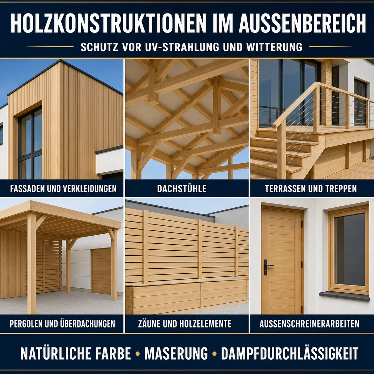 HYDROPROX Wachsbeschichtung Holzkonstruktionen