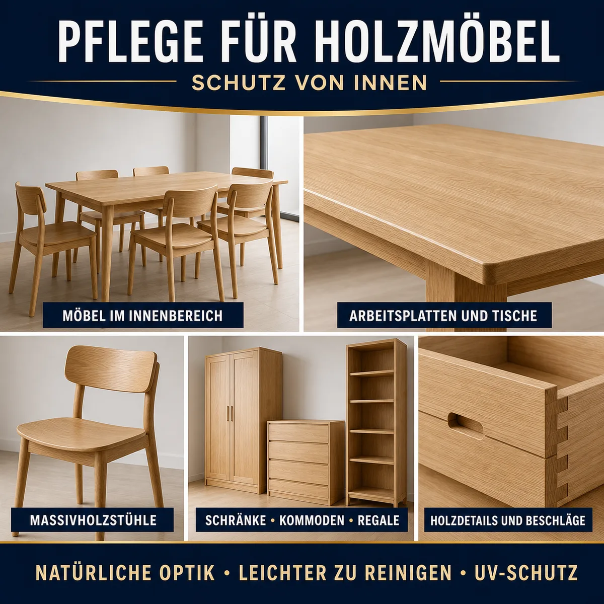 HYDROPROX Wachsbeschichtung Holzmöbel