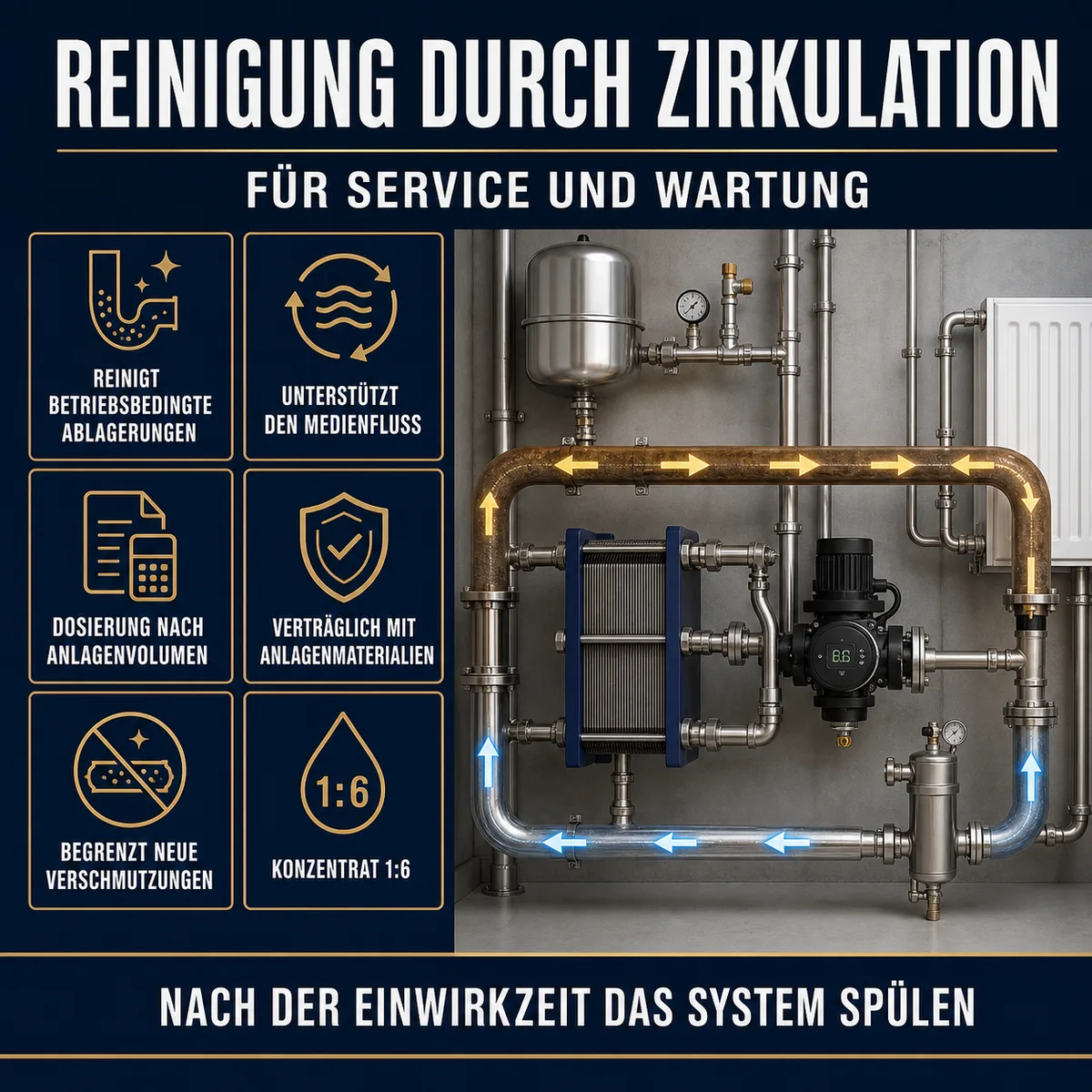 HYDROPROX Reinigungspräparat für Heizungsanlagen