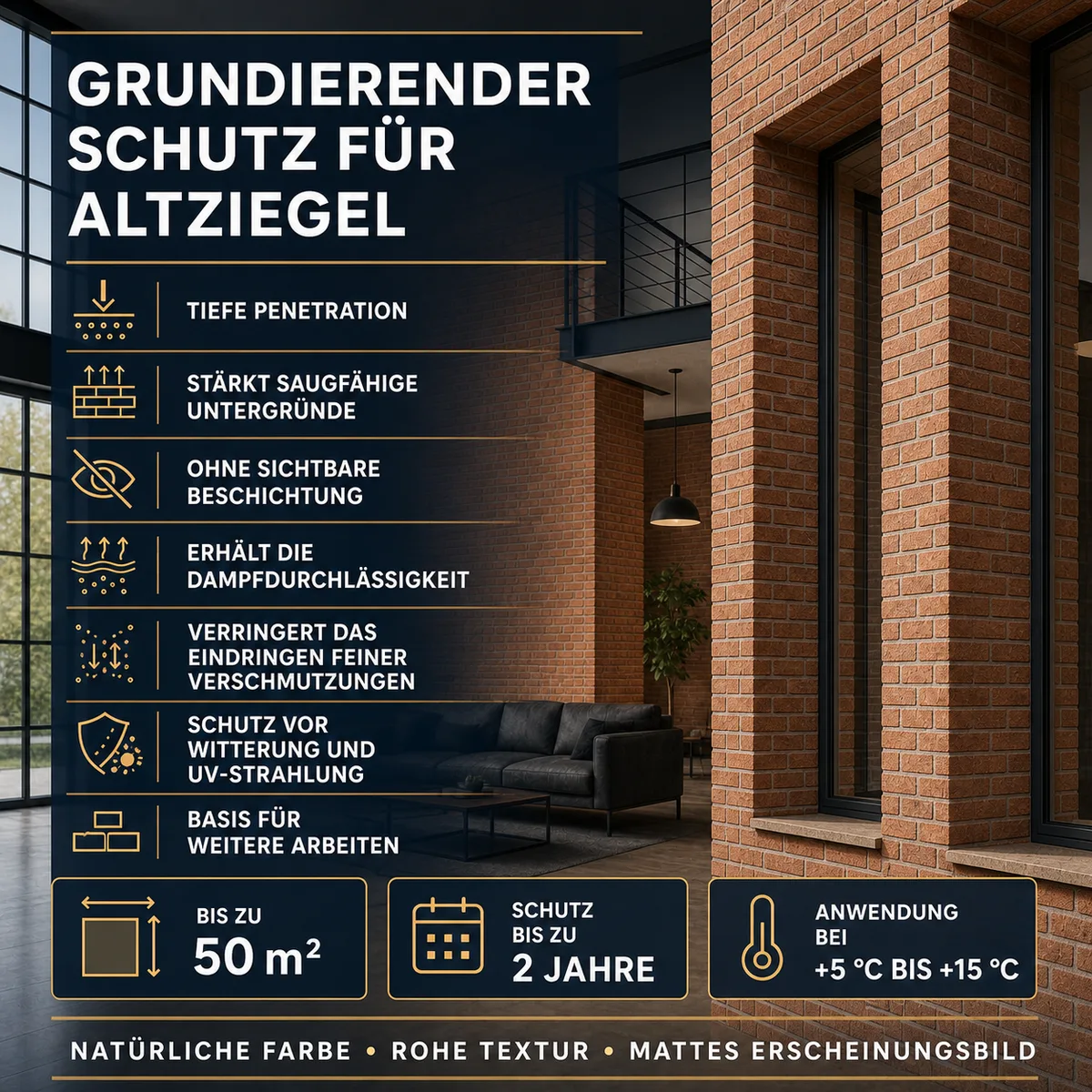 HYDROPROX Grundierung für alte Ziegel