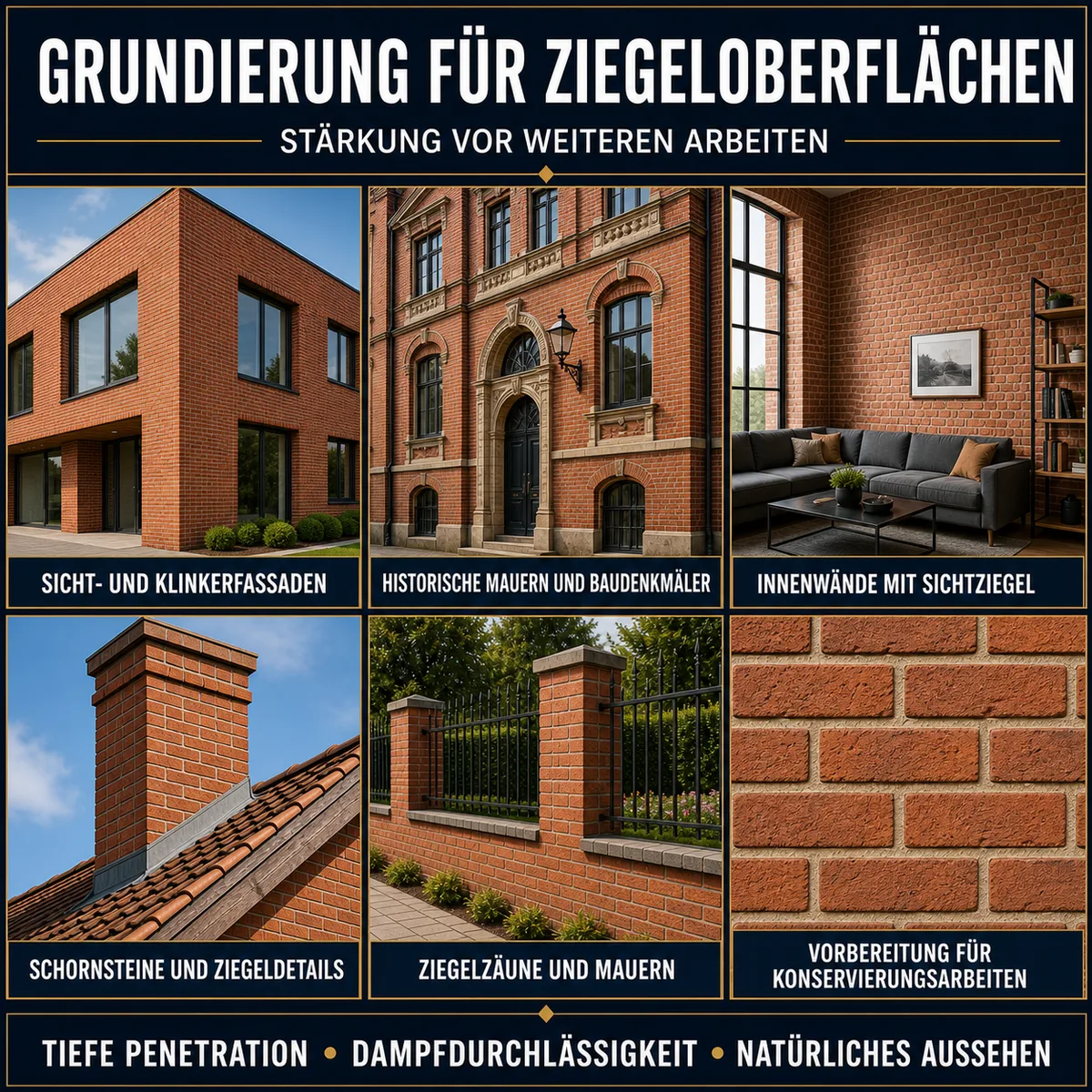 HYDROPROX Grundierung für alte Ziegel