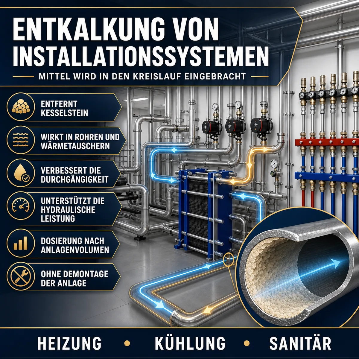 IZOMARK Entkalker für Badezimmer