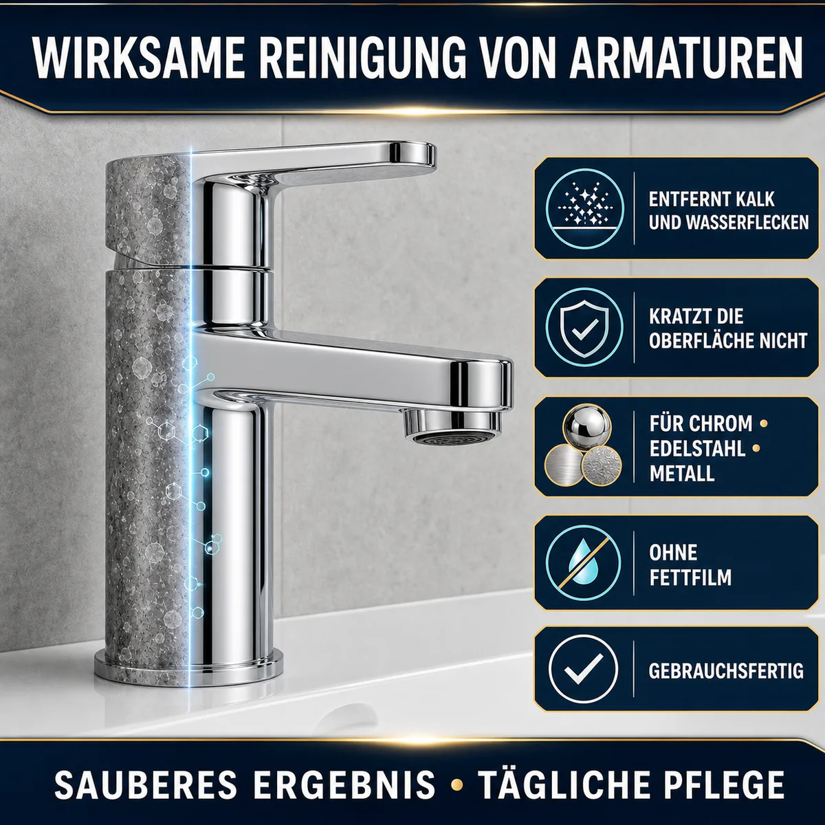 IZOMARK Reinigungsflüssigkeit Armatur