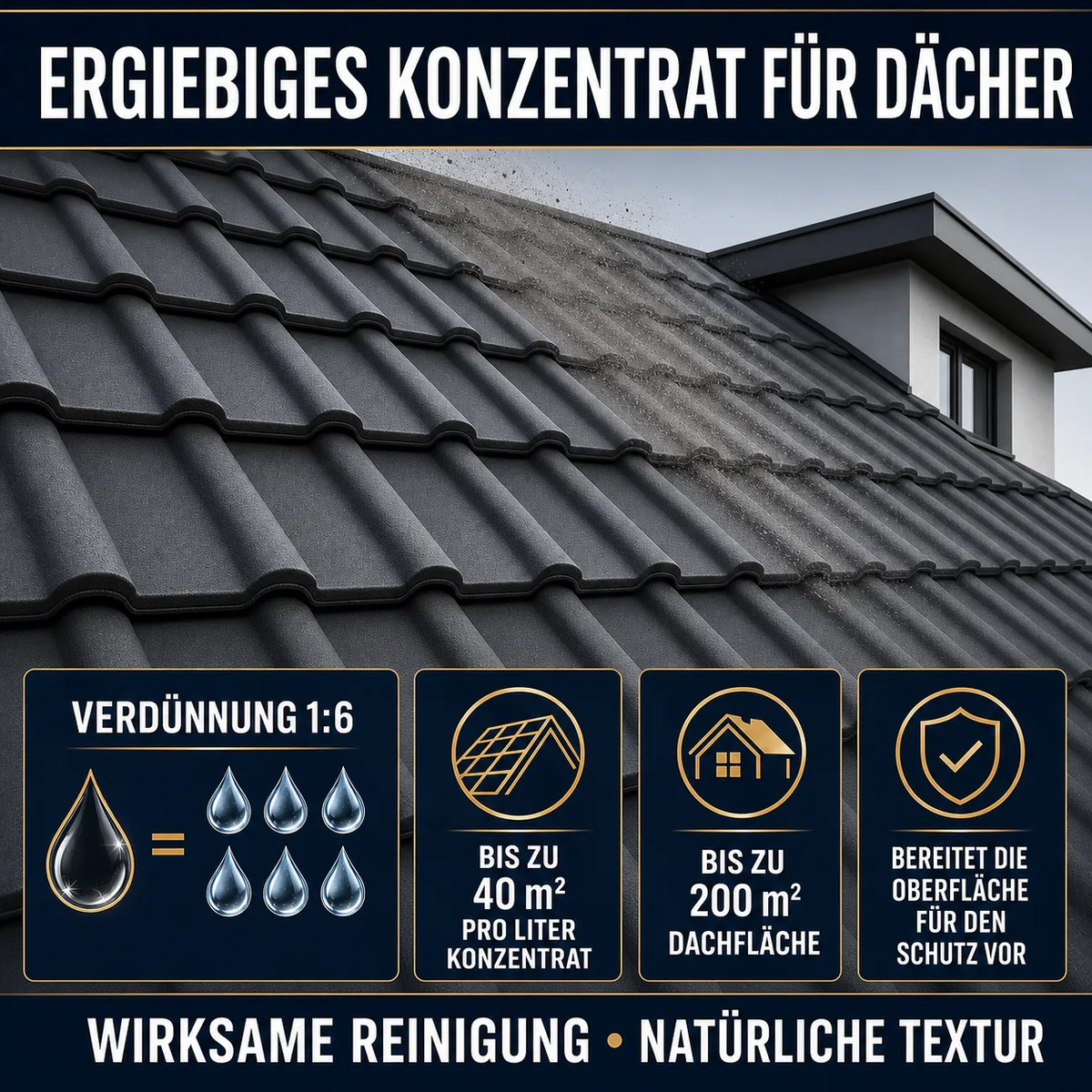 IZOMARK Reinigungsflüssigkeit Dach