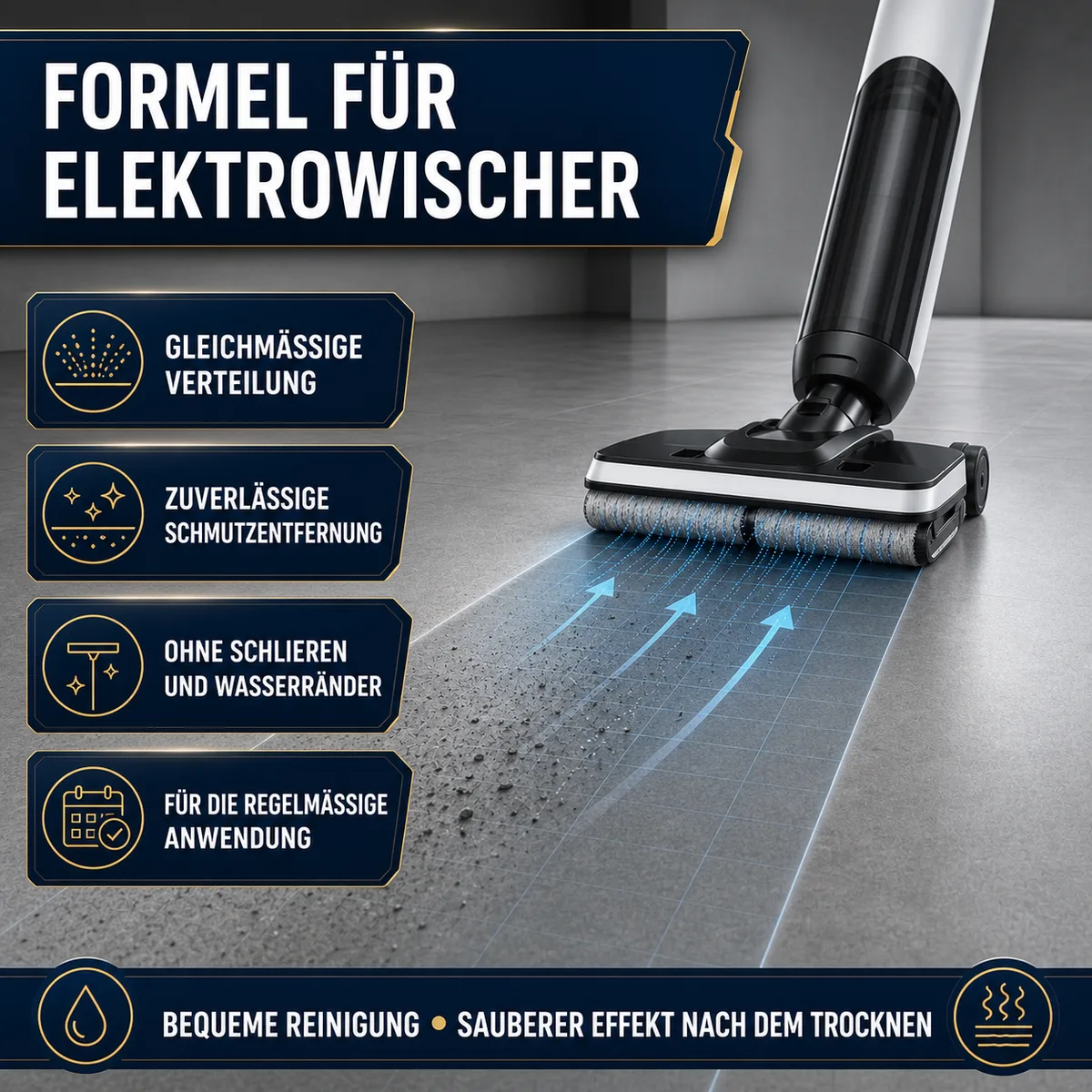 IZOMARK Reinigungsflüssigkeit Elektrowischer