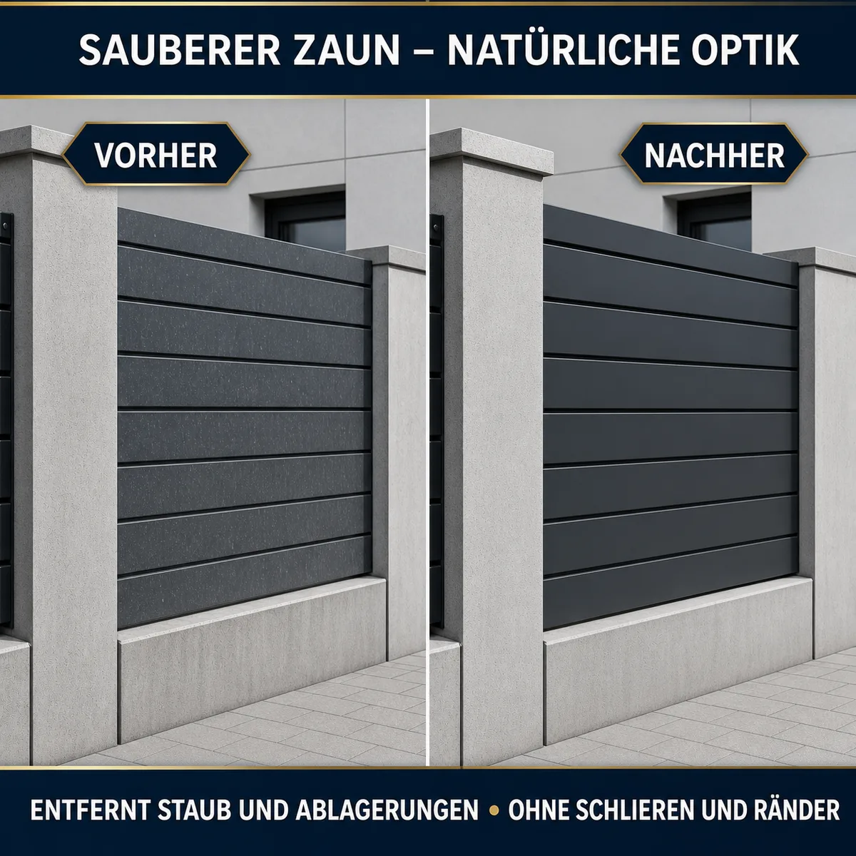 IZOMARK Reinigungsflüssigkeit Zaun