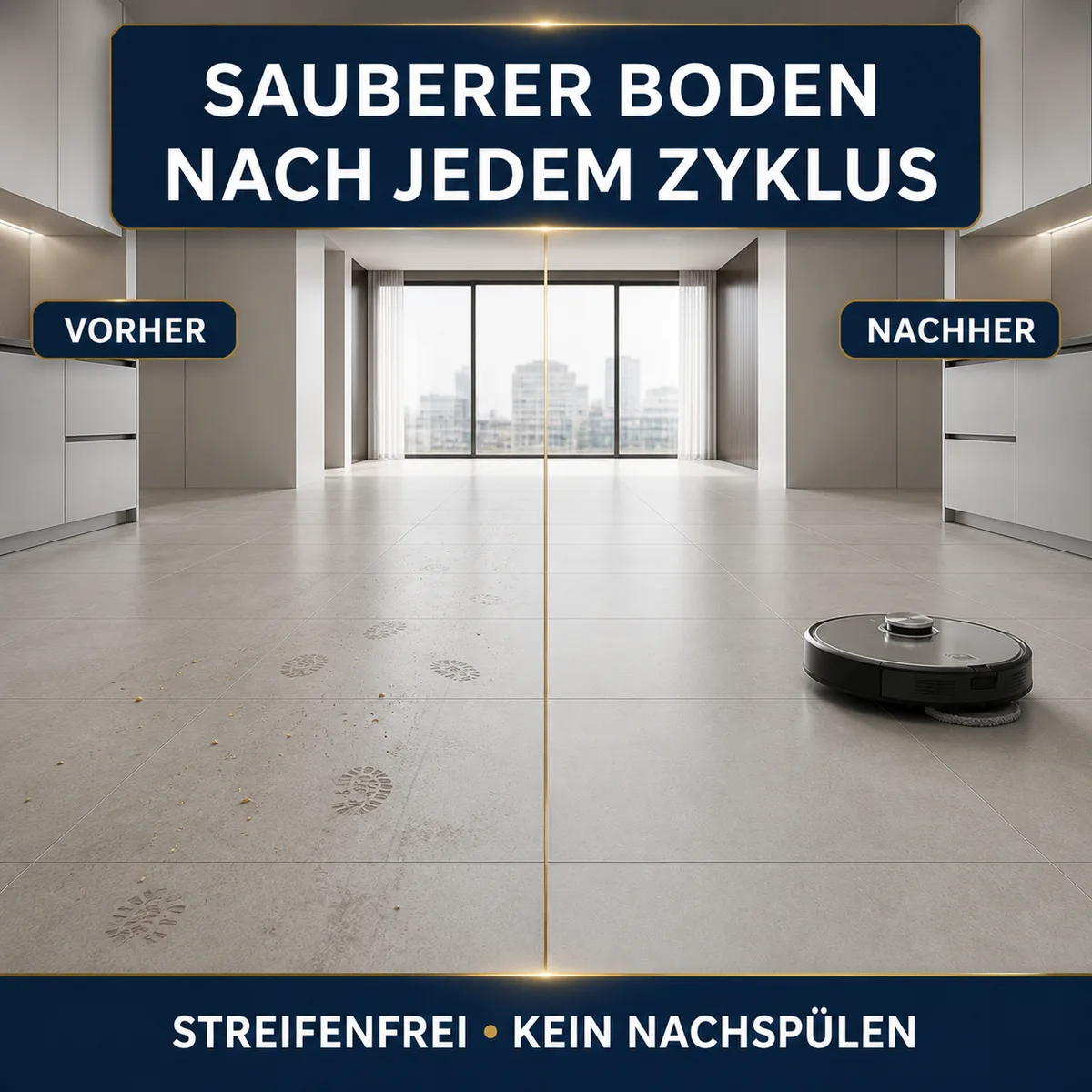 IZOMARK Reinigungsflüssigkeit für Wischroboter