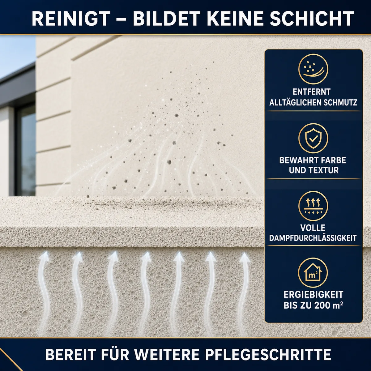 IZOMARK Reinigungsflüssigkeit Fassadenputz