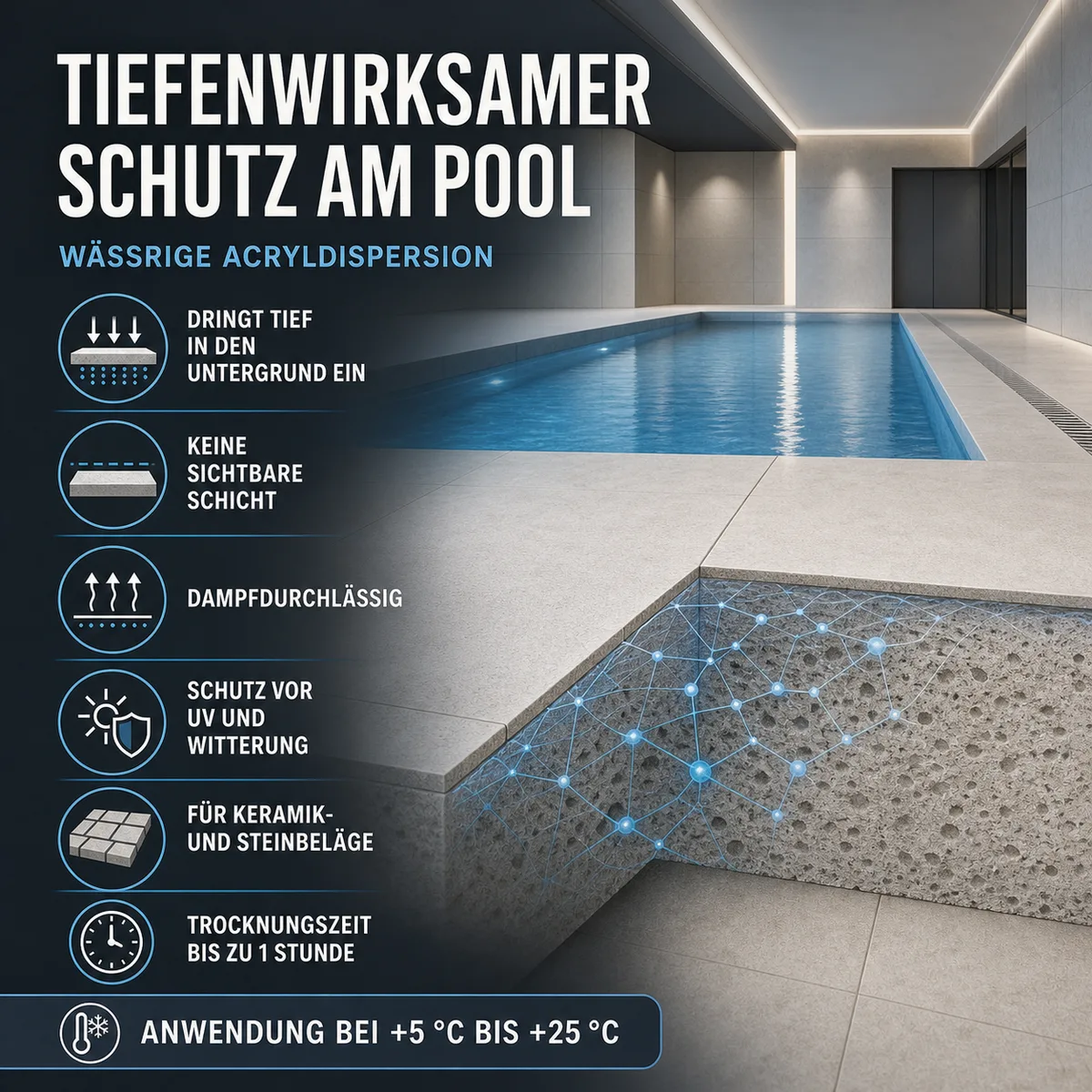 IZOMARK Schutzbeschichtung Schwimmbad