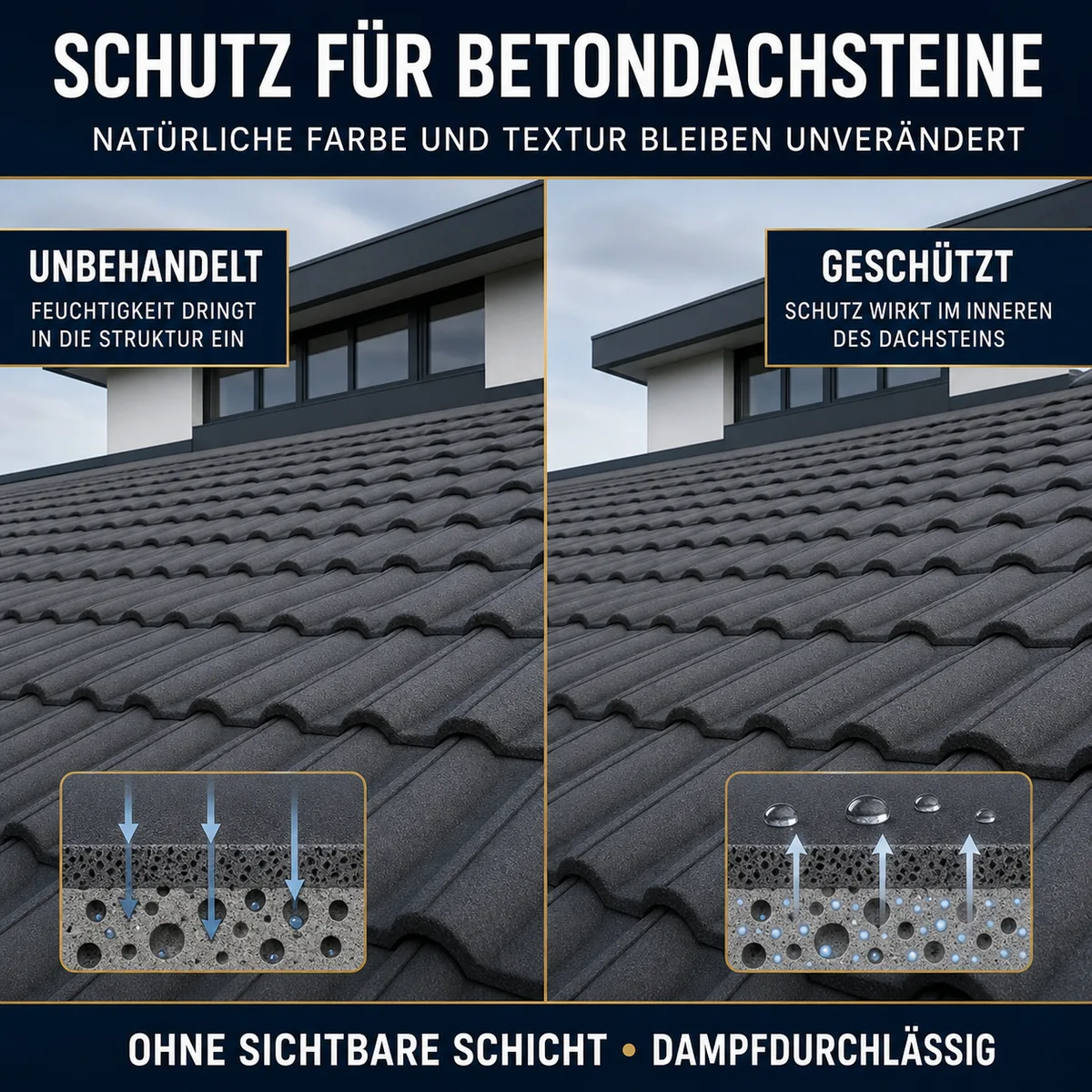 IZOMARK Schutzanstrich Betonziegel
