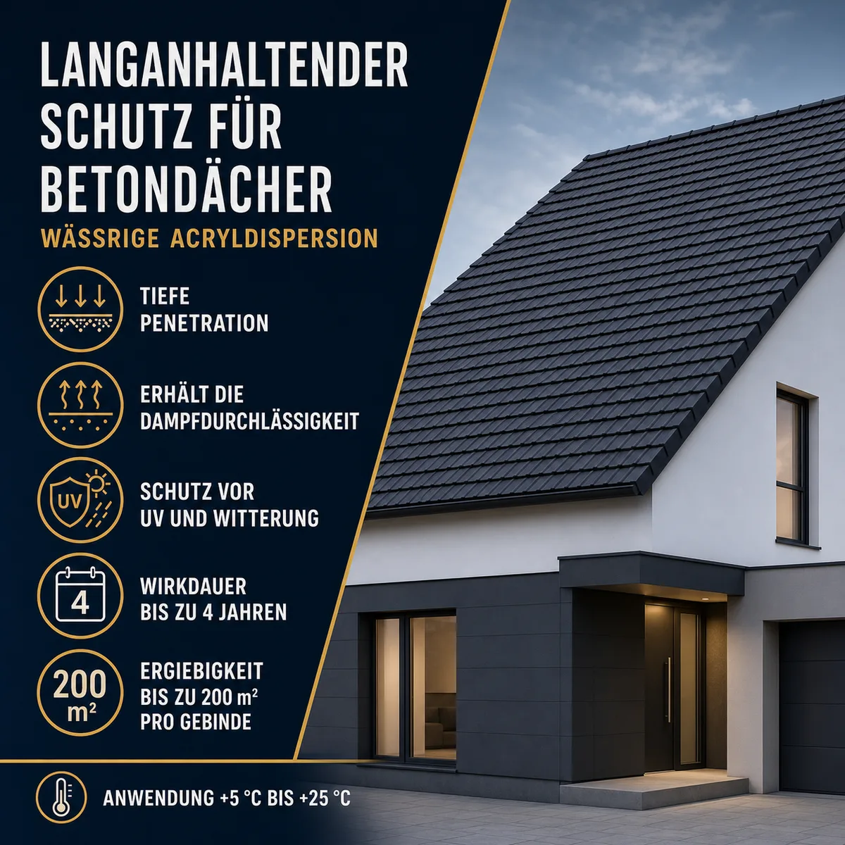 IZOMARK Schutzanstrich Betonziegel
