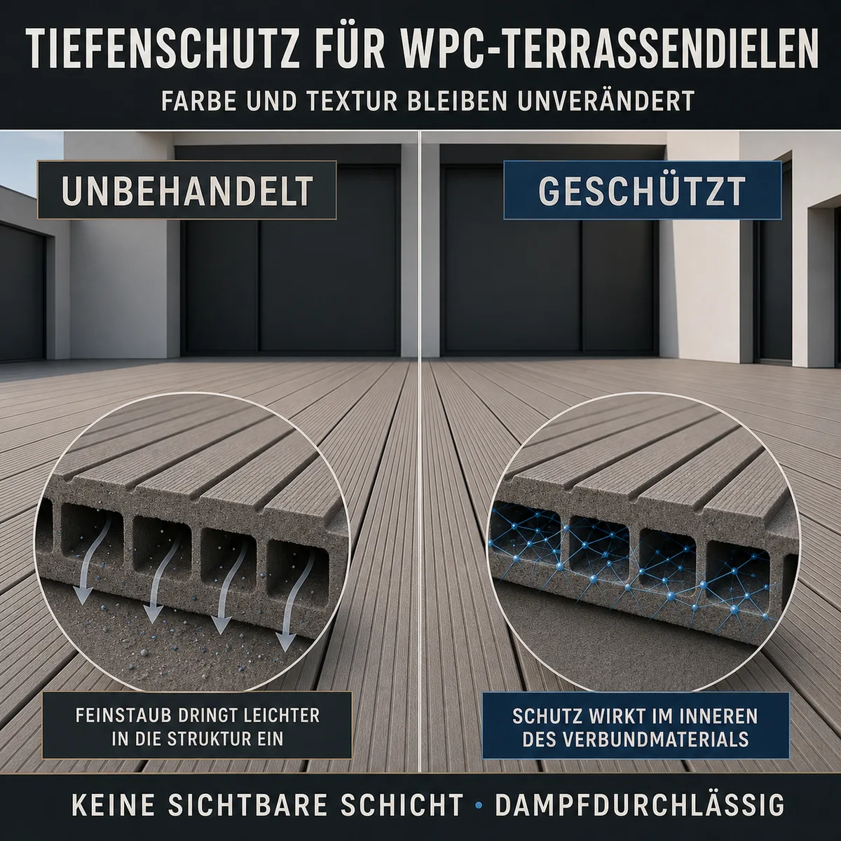 IZOMARK Schutzanstrich Verbundterrasse