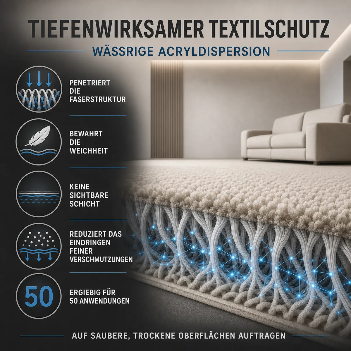 IZOMARK Schutzanstrich Teppich