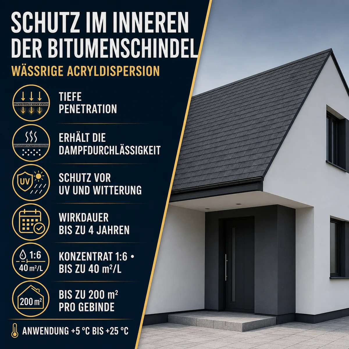 IZOMARK Schutzanstrich Bitumenschindel