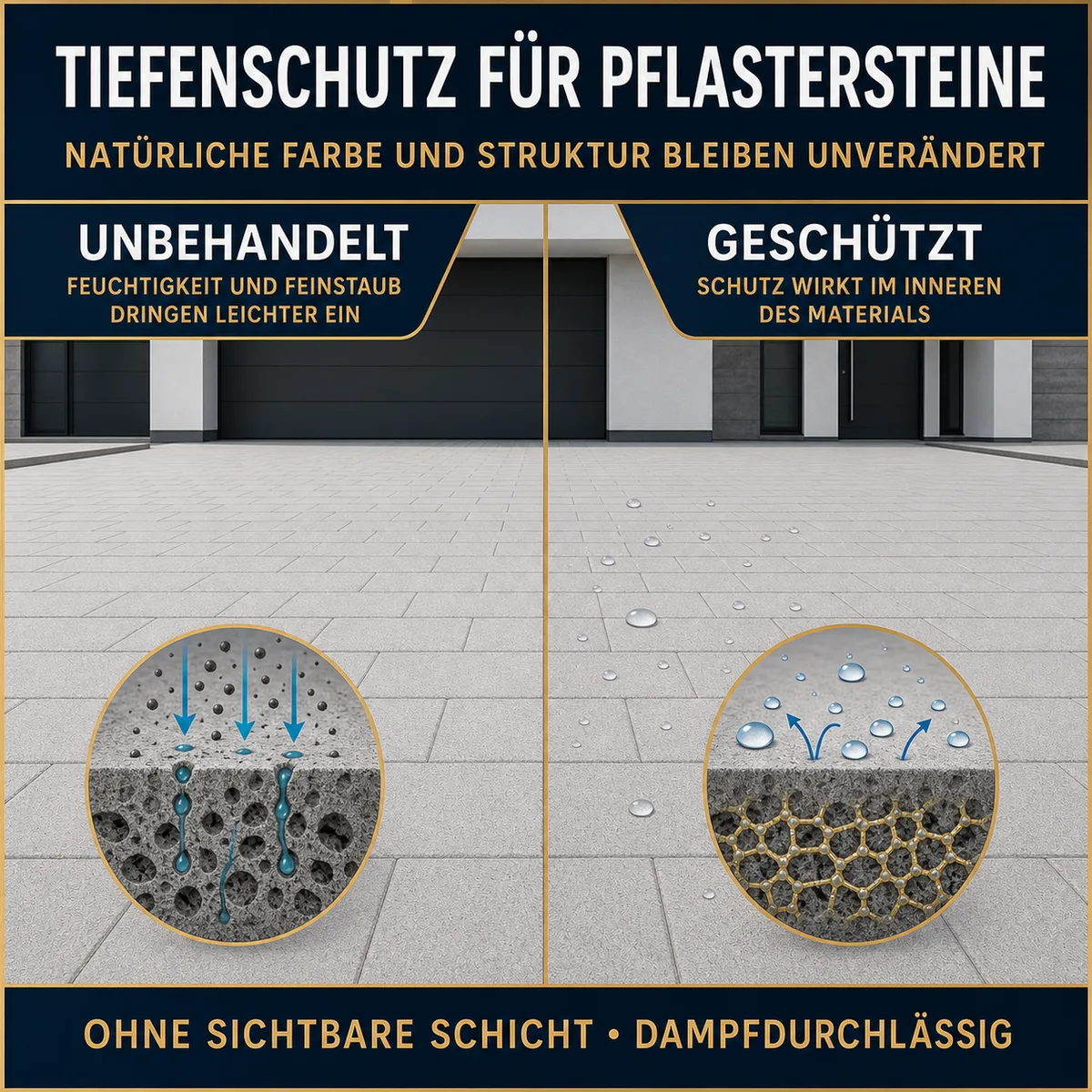 IZOMARK Schutzanstrich Pflasterstein