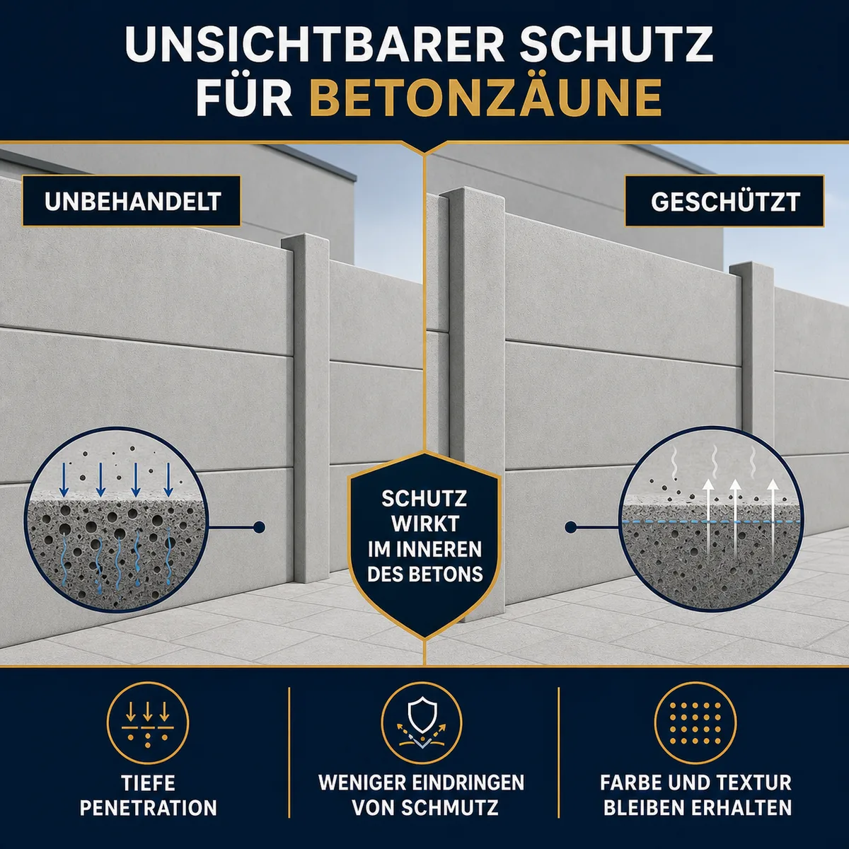 IZOMARK Schutzanstrich Betonzaun
