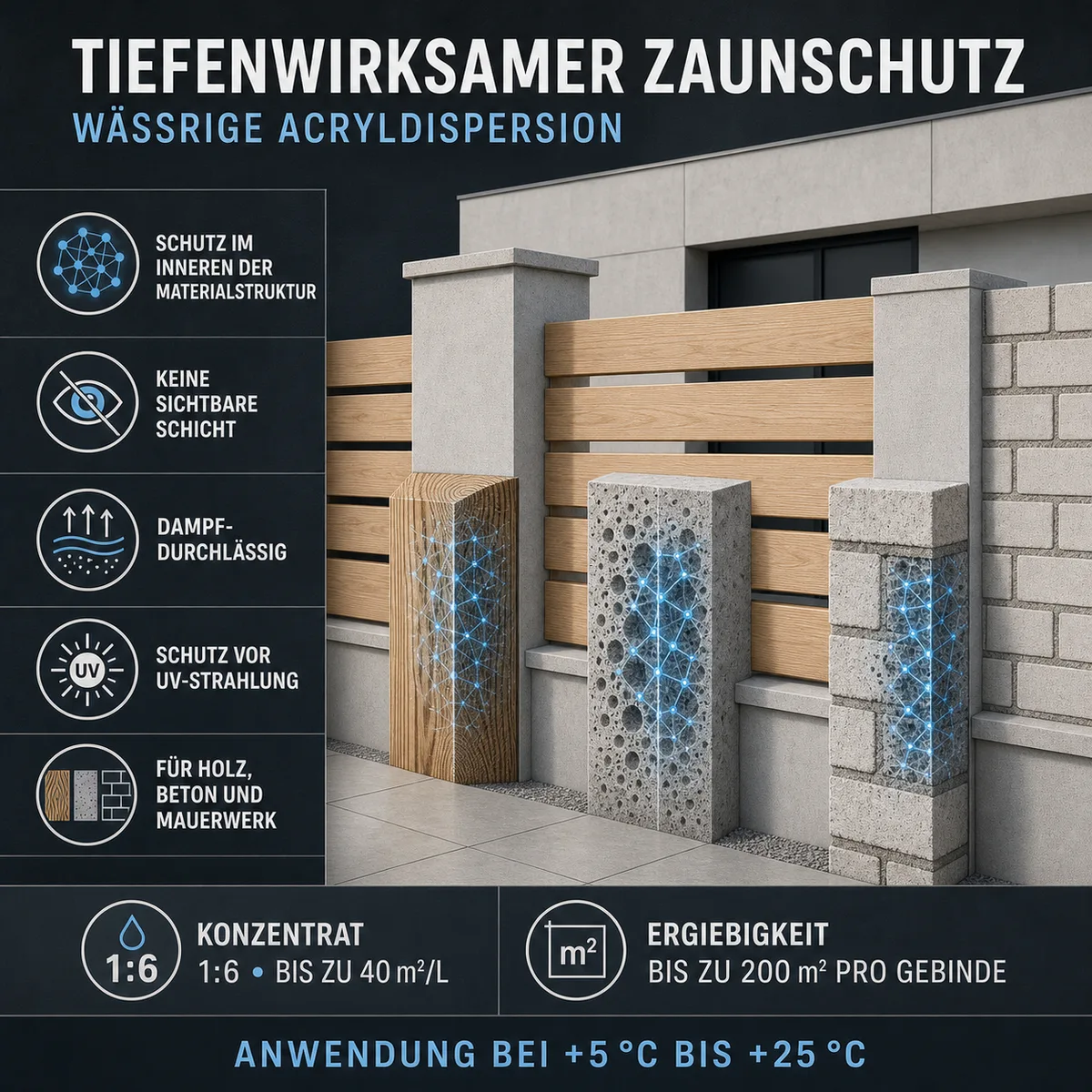 IZOMARK Schutzanstrich Zaun
