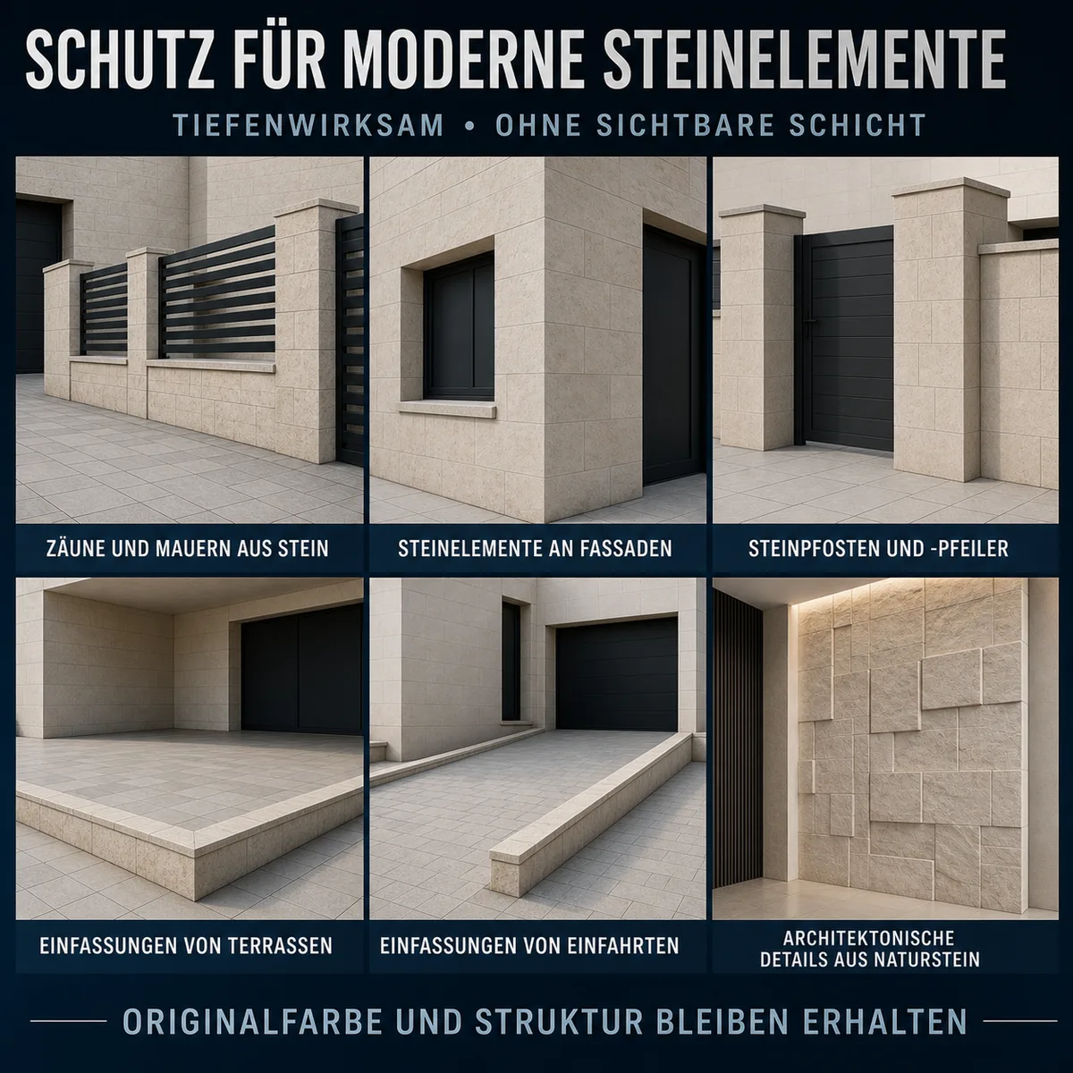 IZOMARK Schutzanstrich Steinzaun