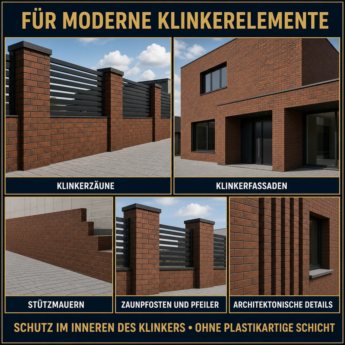 IZOMARK Schutzanstrich Klinkerzaun