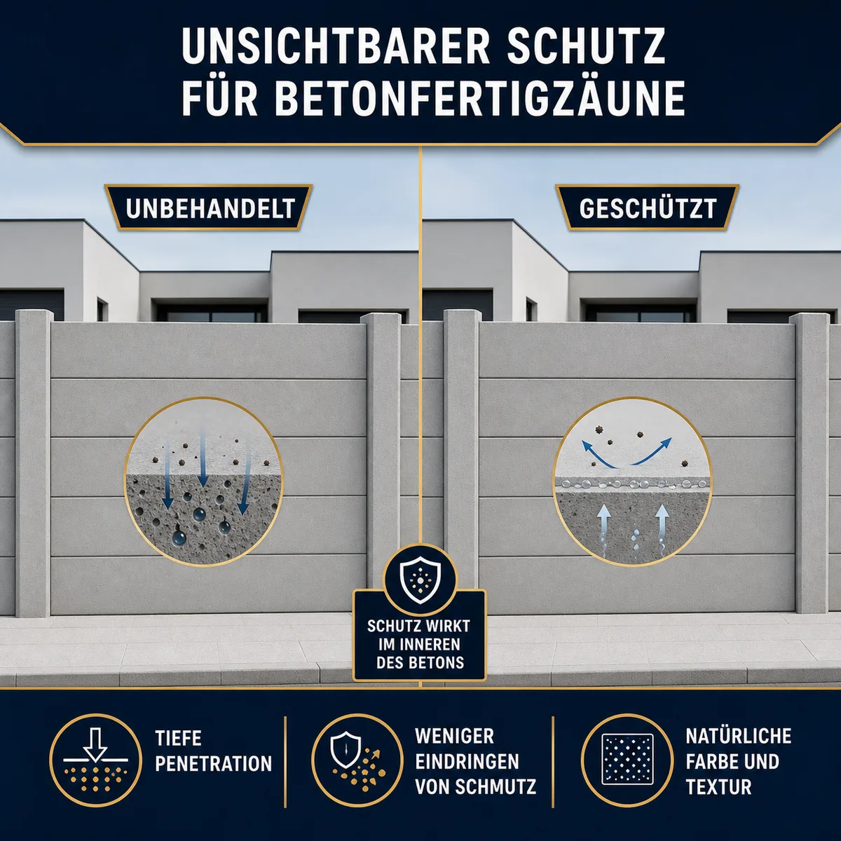 IZOMARK Schutzanstrich Fertigteilzaun