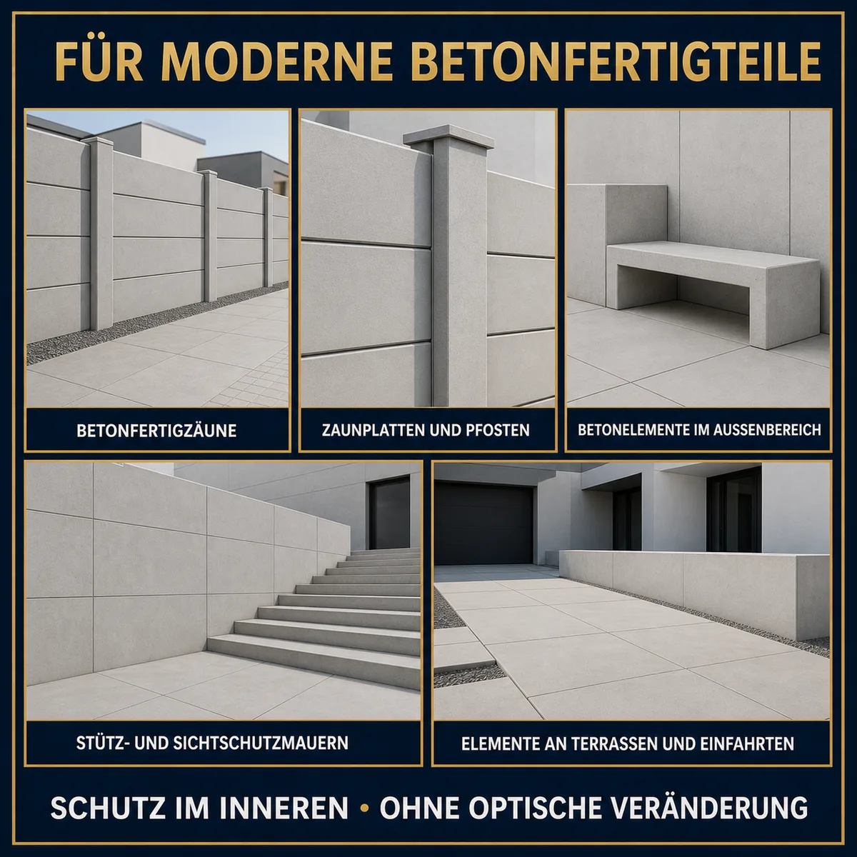 IZOMARK Schutzanstrich Fertigteilzaun