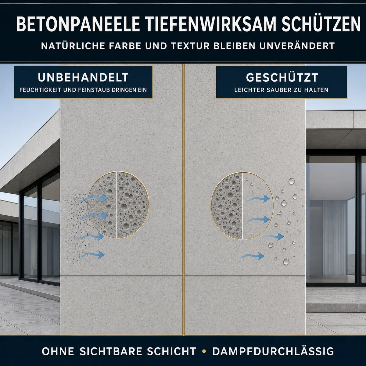 IZOMARK Schutzanstrich Betonpaneele