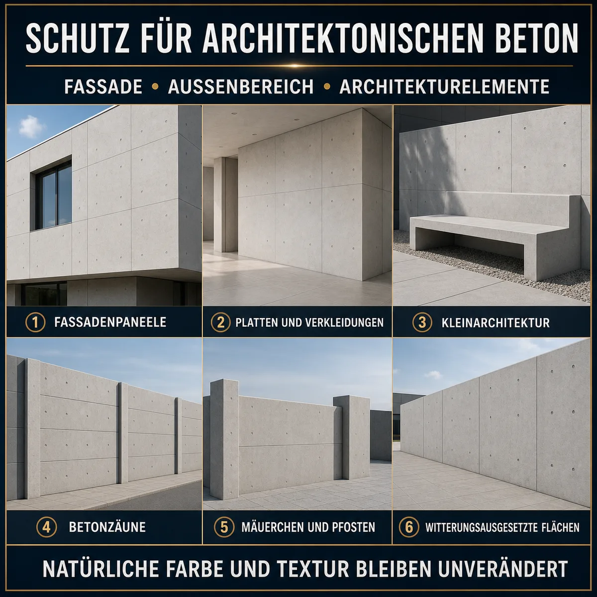 IZOMARK Schutzanstrich Betonpaneele