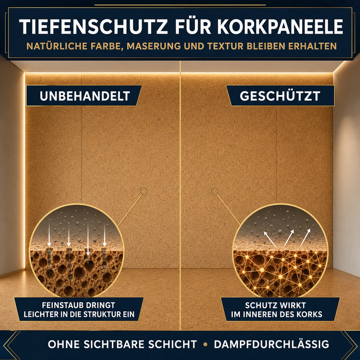 IZOMARK Schutzanstrich Korkpaneele