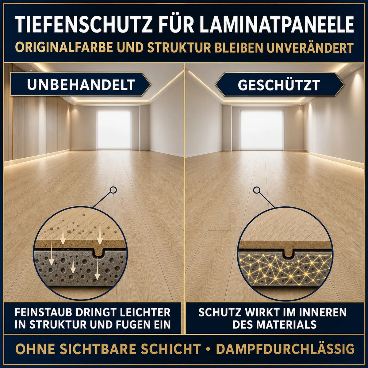 IZOMARK Schutzanstrich Laminatpaneele