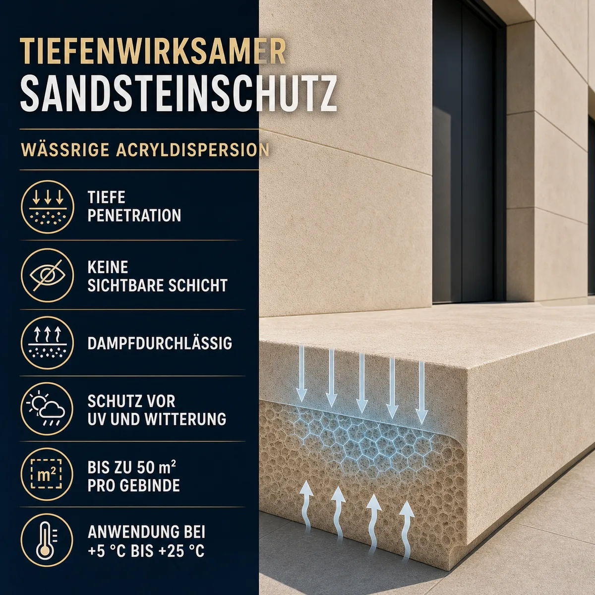 IZOMARK Schutzanstrich Sandstein
