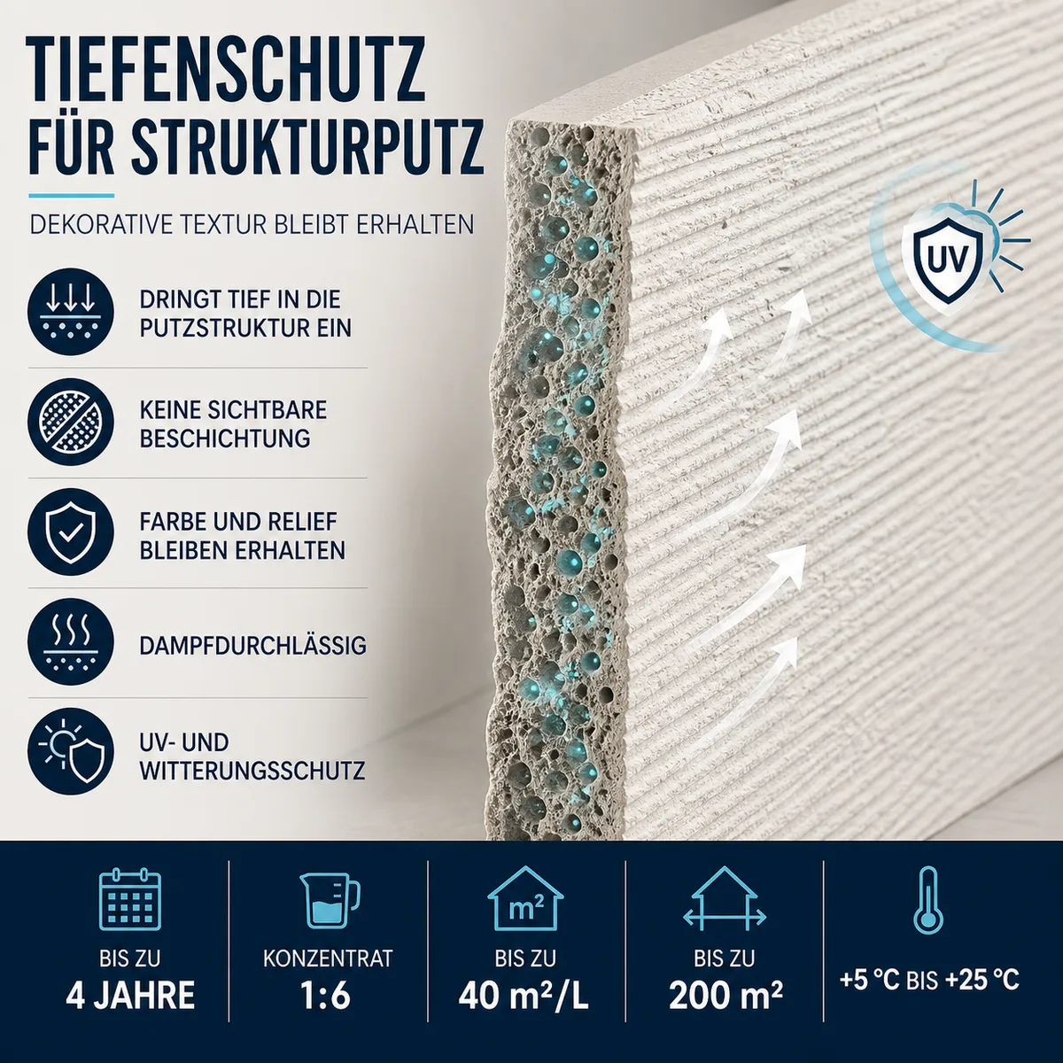 IZOMARK Schutzschicht Strukturputz